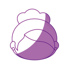 japanese girl face icon over white background  vector illustration