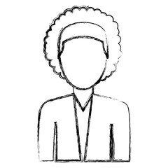 avatar man wearing elegant clothes icon over white background. vector illustration