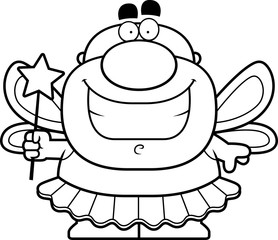 Smiling Cartoon Tooth Fairy