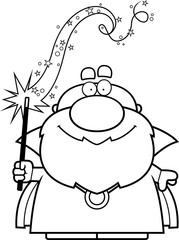 Cartoon Wizard Spell