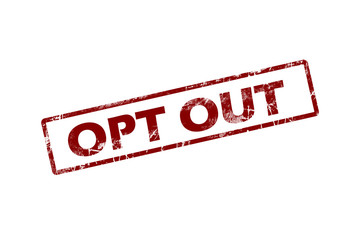 square grunge opt out grunge rubber stamp