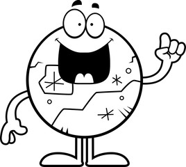 Obraz premium Cartoon Pluto Idea