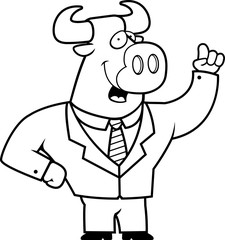 Bull Businessman