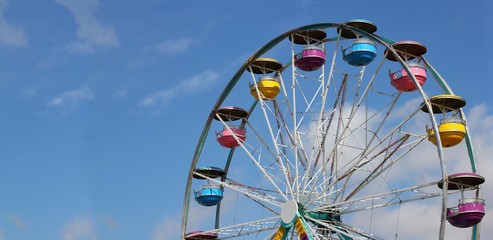 fun ferris wheel on a summer's day
