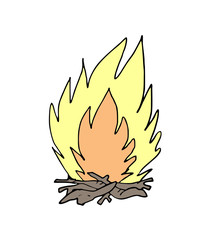 Fire illustration