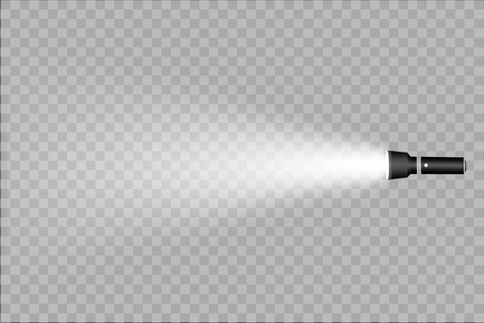 flashlight on a transparent background
