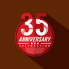 35 Years Anniversary Celebration Design