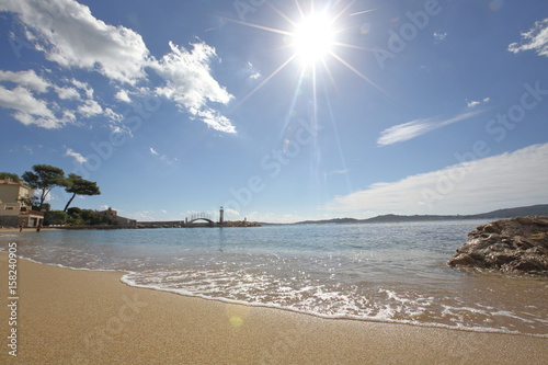 Lever De Soleil Sur La Plage Stock Photo And Royalty Free