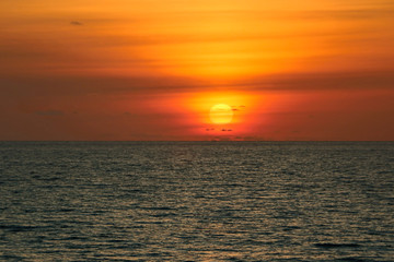 juno fiery sunrise