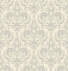 Seamless vintage floral wallpaper pattern. Wallpaper pattern. Vector image.