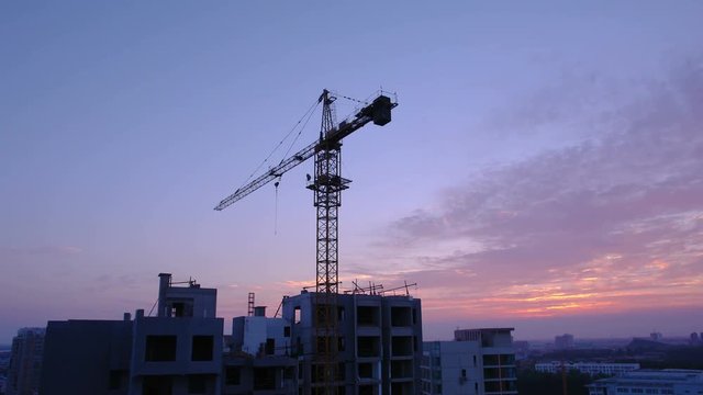 Skyscrapers in Beijing, China. 4k Timelapse