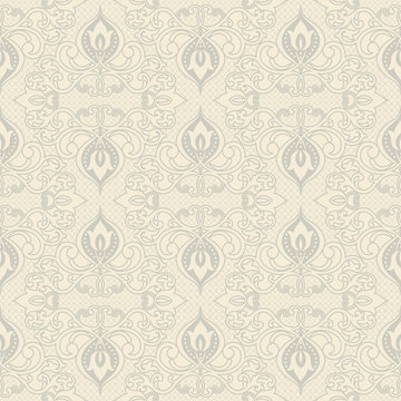 Seamless vintage floral wallpaper pattern. Wallpaper pattern. Vector image.