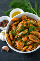 shrimps cooked with spices