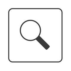 Lupe - Suchmaschine - Simple App Icon