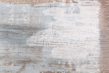 Blue textured wooden background.