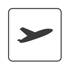 Flugzeug - Airport - Simple App Icon