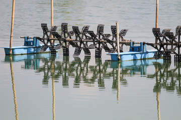 Aerator turbine oxygen- a device for water oxygenation in pond