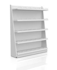 empty shop shelf