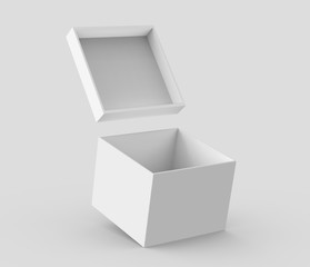 blank paper box