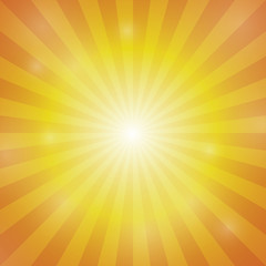 abstract orange color burst background. EPS10.