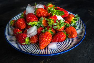 Organic food concept