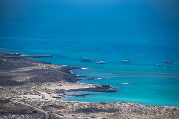 Insel Lobos bei Fuerteventura den Kanarischen Inseln