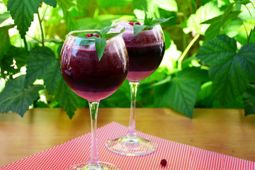 Berry summer cocktail