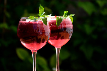 Berry summer cocktail
