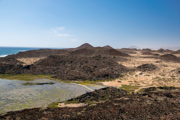 Insel Lobos bei Fuerteventura den Kanarischen Inseln