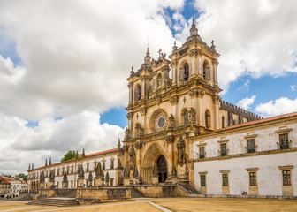 Fototapeta na wymiar View at the Monastery of Alcobaca - Portugal
