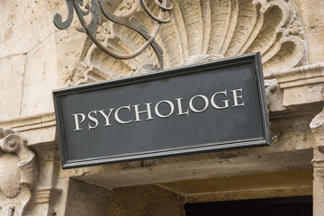 Schild 191 - Psychologe