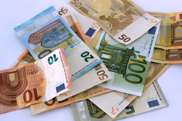 Obraz na płótnie Canvas Banconote euro 