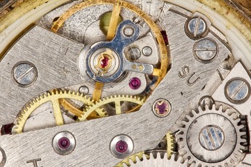 clockwork close-up