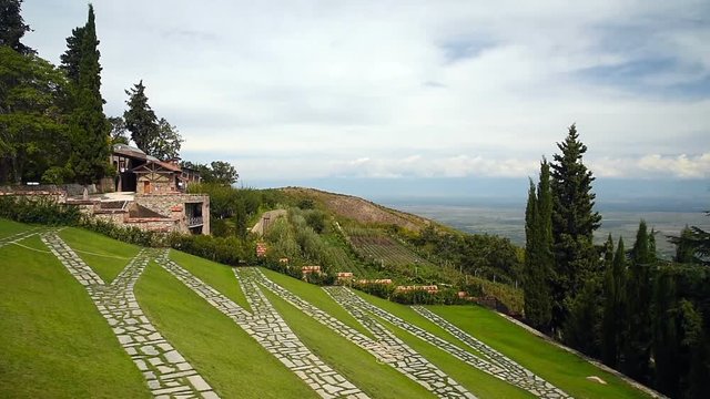 Monastery of St. Nino at Bodbe. Sighnaghi. Georgia