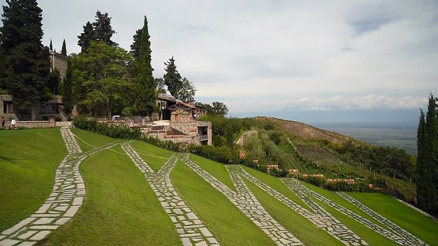 Monastery of St. Nino at Bodbe. Sighnaghi. Georgia