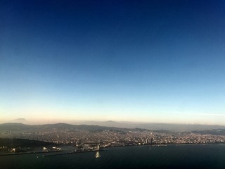 Fototapeta premium Barcelona seen from above