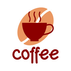 Simple coffee color draw.