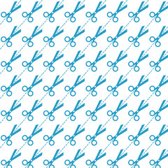 Pattern background Scissors icon