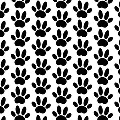 Pattern background Dog paw Icon
