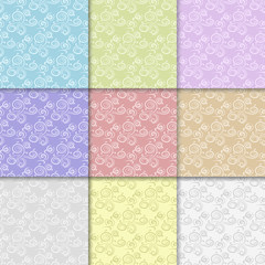 Abstract ornaments. seamless pattern