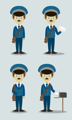 Official Postman set In Uniform