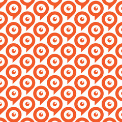 Pattern background target bubble icon