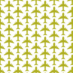 Pattern background airplane icon