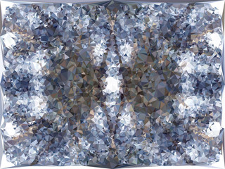 Geometric low polygonal background. Raster clip art