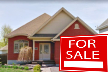 Cottage for sale and sign