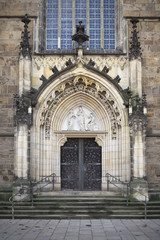 Fototapeta premium Bremen - Brautportal am St.-Petri-Dom, Deutschland