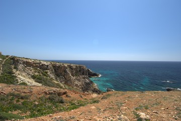 Fototapeta na wymiar Landscape of Malta