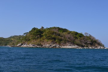 Ocean and island view in the Philippines