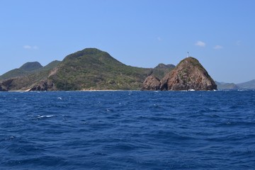 Fototapeta na wymiar Ocean and island view in the Philippines