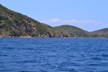 Obraz premium Ocean and island view in the Philippines
